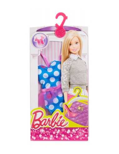barbie moda fashion costume intero blu a pois bianco MATCFX73/DHK05 Mattel | Futurartshop.com