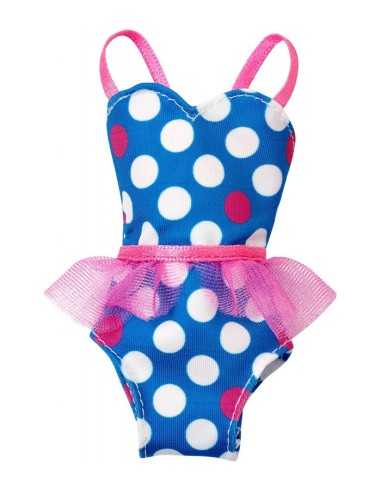 blue white polka dot bathing suit Barbie fashion fashion MATCFX73/DHK05 Mattel | Futurartshop.com