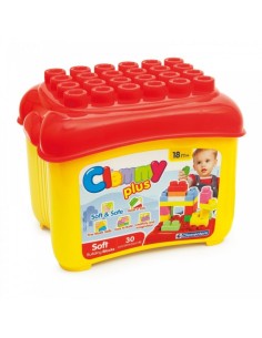 clemmy plus costruzioni secchiello 30 pezzi 2208702797510 Clementoni | Futurartshop.com