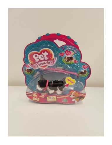 Pet Parade cagnolino nero e bianco con collare  GIOPTD00131 Giochi Preziosi | Futurartshop.com