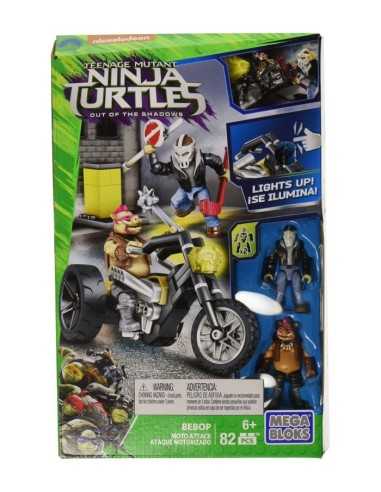 tartarughe ninja moto attack mega bloks bebop e casey jones MATDPW10/DPW11 Mattel | Futurartshop.com