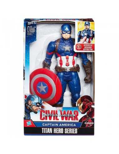 civil war personaggio captain america elettronico titan hero HASB61761030 Hasbro | Futurartshop.com