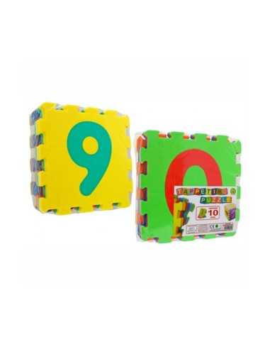 Tappetino puzzle numeri 10pz 2139974166264 Mazzeo | Futurartshop.com
