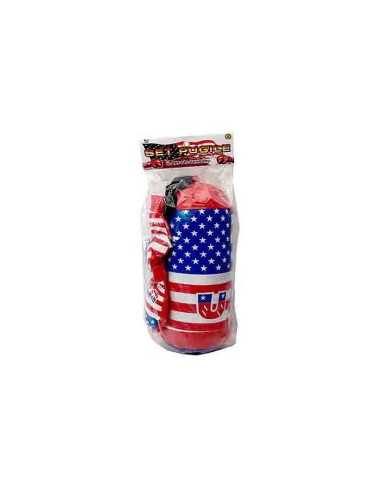 Set pugile con guantoni e sacco MAZ20379070 Mazzeo | Futurartshop.com