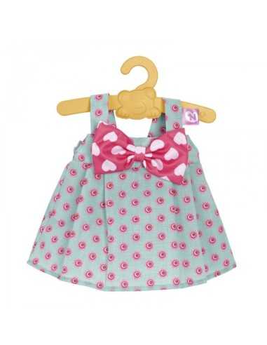 nenuco abito verde con fiocco rosa FAM700012824/21329 Famosa | Futurartshop.com