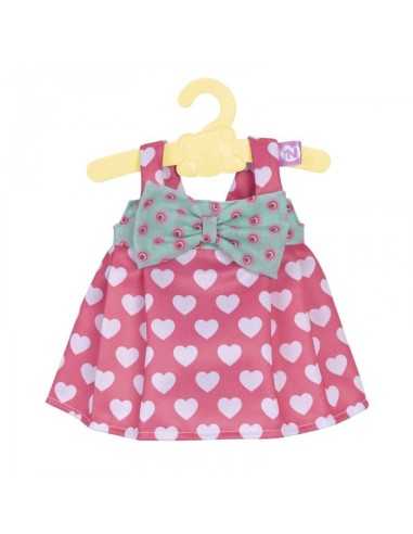 nenuco abito rosa con cuoricini e fiocco FAM700012824/21327 Famosa | Futurartshop.com