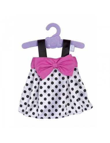 nenuco abito bianco pois neri con fiocco rosa FAM700012824/21325 Famosa | Futurartshop.com