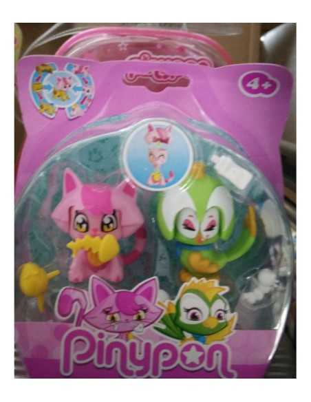 pinypon set 2 puppies kitten and parakeet 2 colors FAM700012732/20854 Famosa | Futurartshop.com