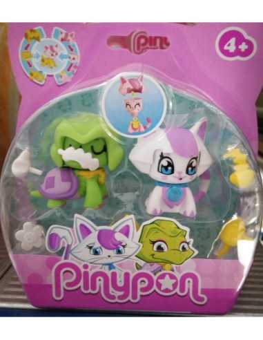 piny pon set 2 cuccioli tartaruga e gattino 2 colori FAM700012732/20855 Famosa | Futurartshop.com