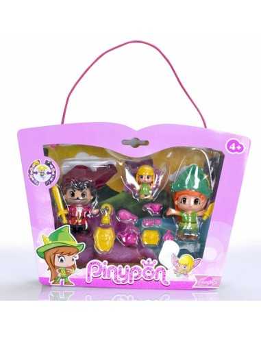 personaggi pinypon peter pan e capitano uncino e trilli FAM700012738 Famosa | Futurartshop.com