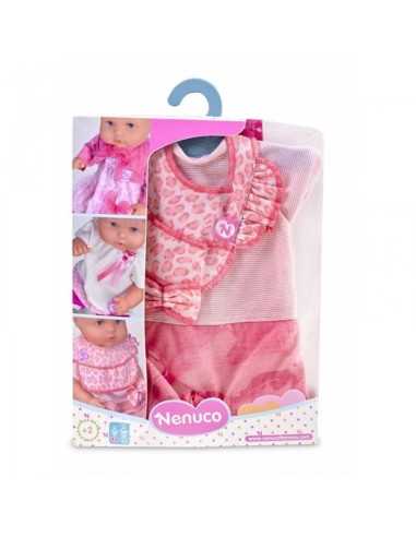 nenuco tutina rosa con bavaglino per bambola 35 centimetri FAM700012823/21322 Famosa | Futurartshop.com