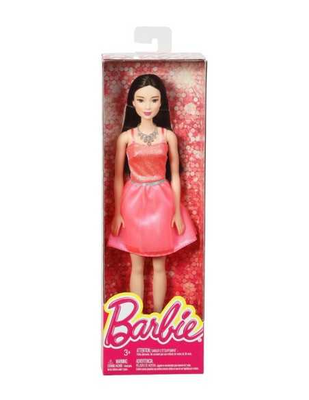 barbie glitz castana con abito rosa MATT7580/DGX83 Mattel | Futurartshop.com