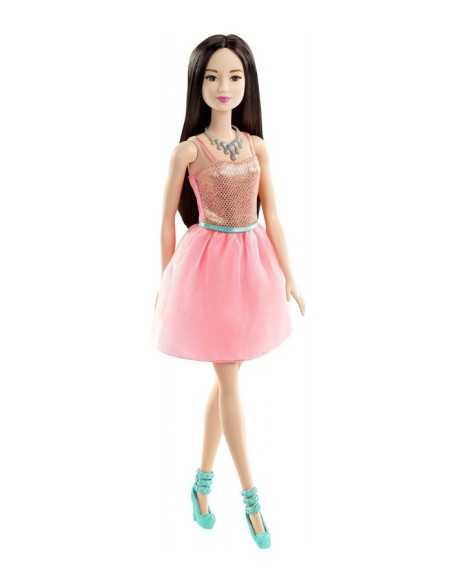 Barbie glitz brunette with pink dress MATT7580/DGX83 Mattel | Futurartshop.com