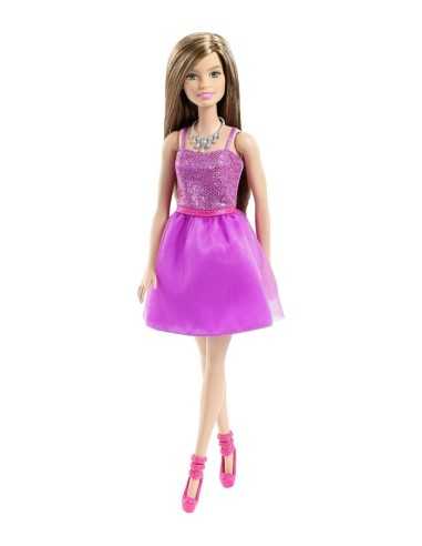 Barbie glitz brunette with purple dress MATT7580/DGX81 Mattel | Futurartshop.com