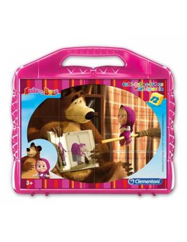 valigetta 12 cubi masha e l'orso CLE41412 Clementoni | Futurartshop.com