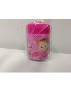 Masha and bear 2-hole Pencil Sharpener Fuchsia ACC160098/5 Accademia | Futurartshop.com