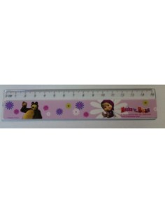 Masha and the bear pink ruler ACC160098/4 Accademia | Futurartshop.com