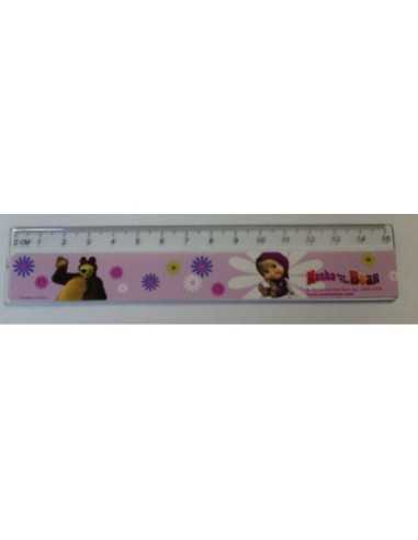 Masha and the bear pink ruler ACC160098/4 Accademia | Futurartshop.com
