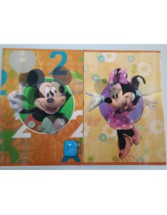 Lenticular quadernone Mickey and minnie rigo 5 mm 78657 Dedit | Futurartshop.com