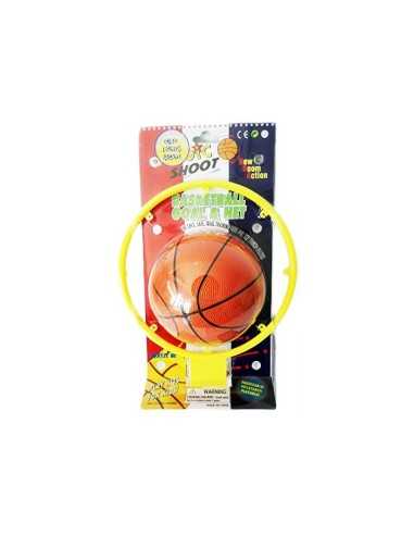 Pallone Basket con canestro 2261886192113 Grandi giochi | Futurartshop.com