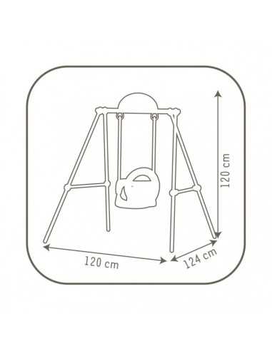 Masha and bear sweet swing SIM7600830300 Simba Toys | Futurartshop.com