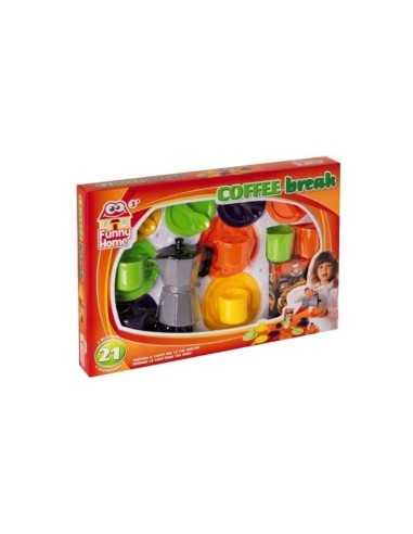 Funny home moka set 22 pieces GIORDF50445 Giochi Preziosi | Futurartshop.com