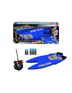 Motoscafo manta polizia radiocomandato SIM201119419010 Simba Toys | Futurartshop.com