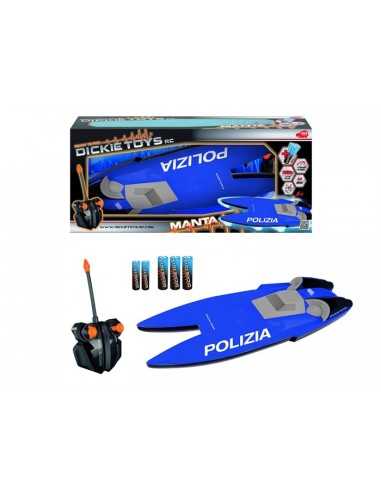 Manta police radio control speed boat SIM201119419010 Simba Toys | Futurartshop.com