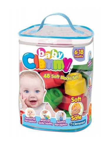 Sacca clemmy baby 48 mattoncini CLE17134 Clementoni | Futurartshop.com