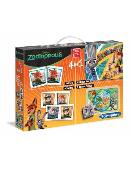 edukit 4 in 1 zootropolis CLE13391 Clementoni | Futurartshop.com