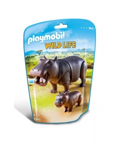 Playmobil Hippo with puppy PLA6945 Playmobil | Futurartshop.com