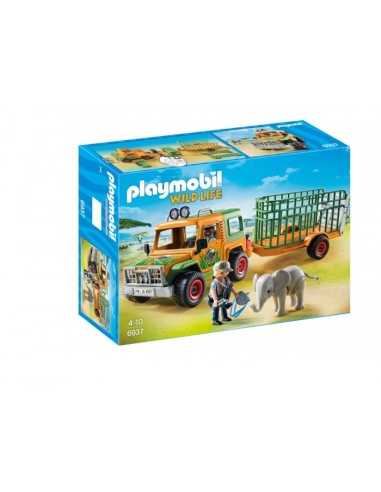 playmobil jeep dei rangers con gabbia di trasporto PLA6937 Playmobil | Futurartshop.com