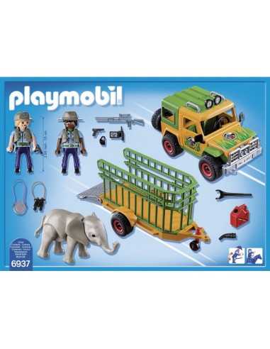 playmobil jeep dei rangers con gabbia di trasporto PLA6937 Playmobil | Futurartshop.com