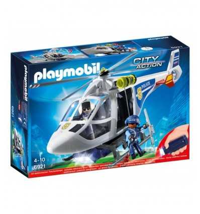 Playmobil police helicopter with lights sighting 6921 Playmobil- Futurartshop.com