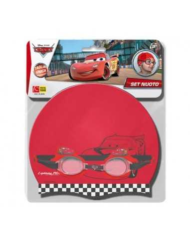 Set nuoto disney cars cuffia e occhialini SIAESS902CA  | Futurartshop.com