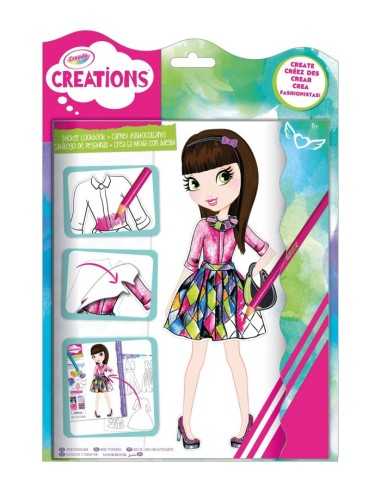 creations crea la moda con adesivi CRA26202 Crayola | Futurartshop.com