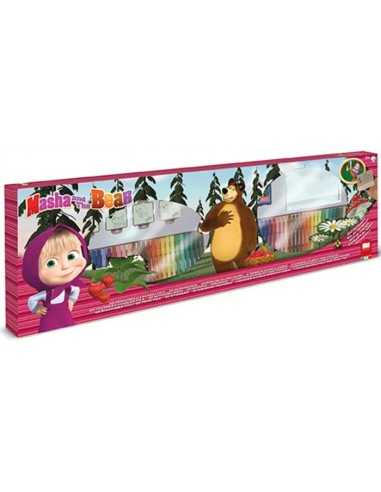 stamp set with 60 markers masha and the bear CRA0018906 Crayola | Futurartshop.com