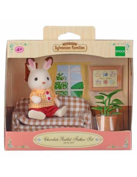 Daddy rabbit sylvanian families sofa chocolate BOR2201.SYL Epoch | Futurartshop.com