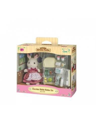mamma coniglio cioccolato con frigorifero sylvanian families BOR2202.SYL Epoch | Futurartshop.com