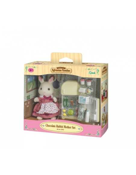 mamma coniglio cioccolato con frigorifero sylvanian families BOR2202.SYL Epoch | Futurartshop.com