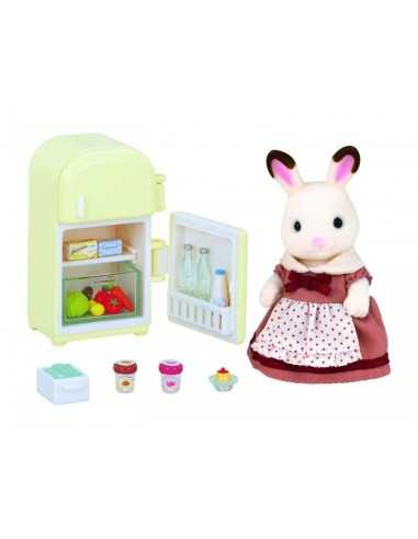 mamma coniglio cioccolato con frigorifero sylvanian families BOR2202.SYL Epoch | Futurartshop.com