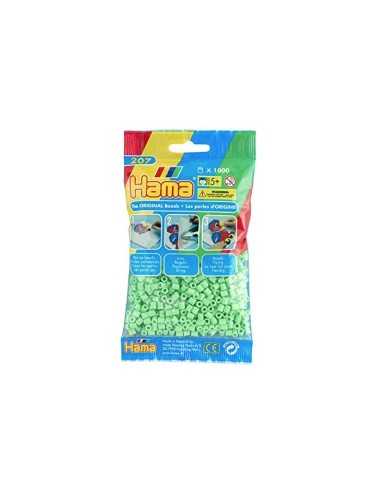 Hama bag 1000 pastel green beads BOR207-47.AMA Hama | Futurartshop.com