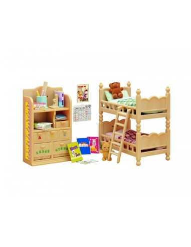 bedroom with bunk sylvanian families BOR2926.SYL Epoch | Futurartshop.com