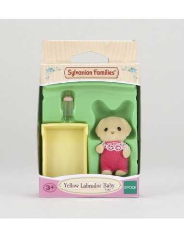baby dog labrador with cradle sylvanian family BOR5187.SYL Epoch | Futurartshop.com
