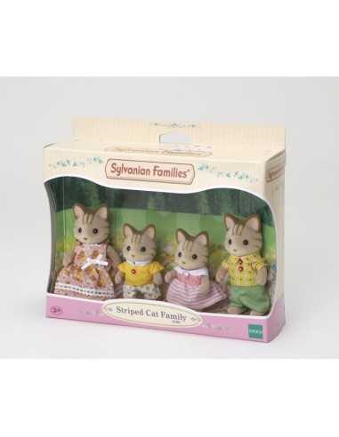 gatti family streaked sylvanian families BOR5180.SYL Epoch | Futurartshop.com