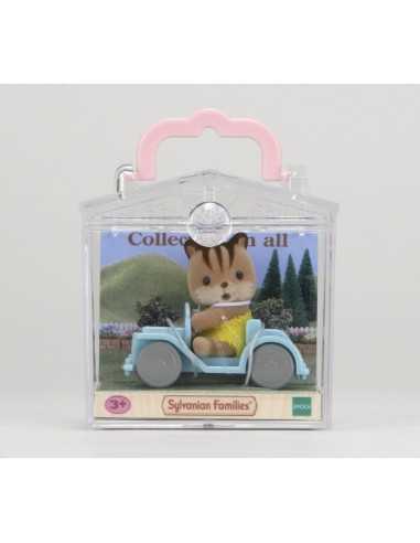baby squirrel with car sylvanian families BOR5203.SYL Epoch | Futurartshop.com