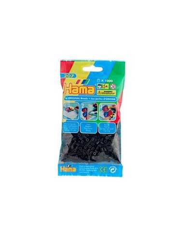 Hama beads 1000 bag black BOR207-18.AMA Hama | Futurartshop.com
