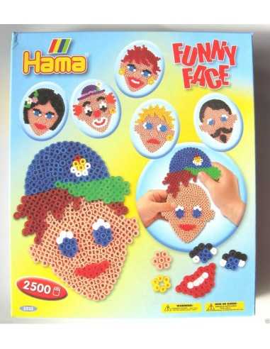 scatola 2500 perline funny face hama BOR3232.AMA Hama | Futurartshop.com