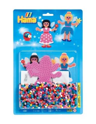 blister 1100 perline con base fatina hama BOR4015/4013 Hama | Futurartshop.com