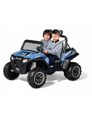 Fuoristrada polaris ranger rzr 900 blu 12V PEGIGOD0084 Peg perego | Futurartshop.com